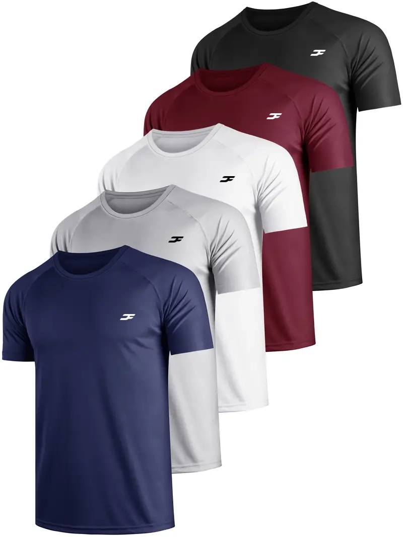 Crewneck quick dry moisture performance T-Shirt