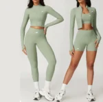 Women's Long Sleeve Zip-Front Bodysuit